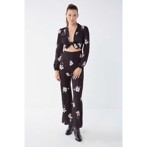 Urban Outfitters Black Floral Jumpsuit Set